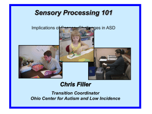 Sensory Processing - Ohio Center for Autism and Low Incidence