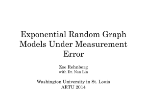 Exponential Random Graph Models Under Measurement Error