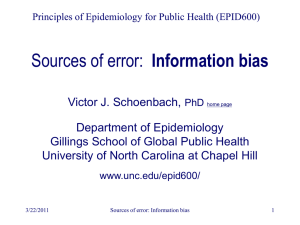 Information bias - epidemiolog.net