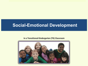 Social Emotional TK Final ppt