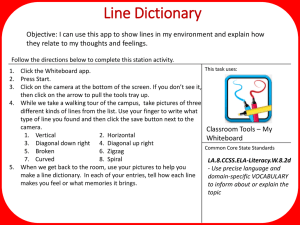 Line Dictionary