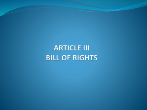 article iii bill of rights
