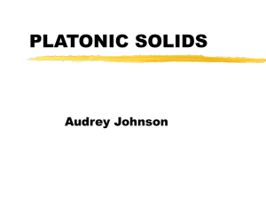 PLATONIC SOLIDS