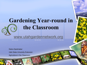 Gardening Year-round in the Classroom
