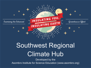 Slide 1 - Southwest Regional Climate Hub