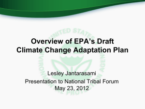 Jantarasami_EPA Adaptation Plan