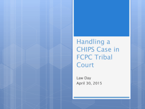 Presenting a CHIPs case