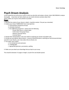 Psych Dream Analysis