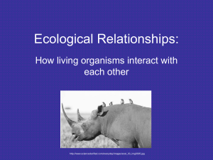 Ecological Relationships:
