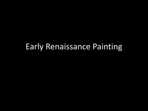 Early Renaissance Painting Day 1 & 2 PWR. PT.