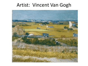 Vincent Van Gogh - ArtAwarenessSteck