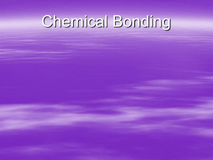 Chemical Bonding - Xavier High School