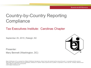 2015-09-25 TEI Carolinas CbC Compliance