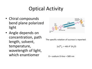 Optical Activity
