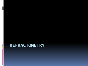 Refractometry