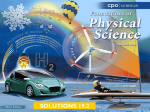 Solution - CPO Science