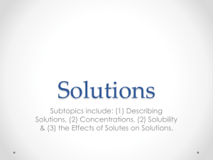 Describing Solutions