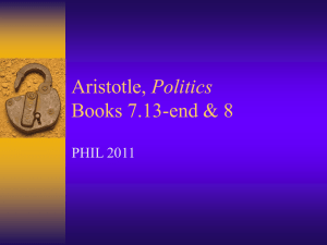 Politics, Book 8