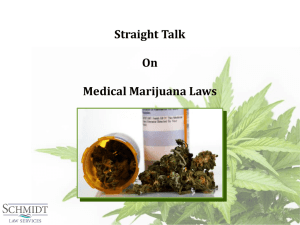 Medical Marijuana Presentation (PowerPoint)