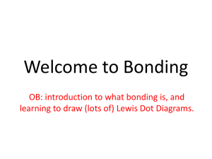 Welcome to Bonding