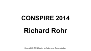 Richard Rohr: Levels of Consciousness