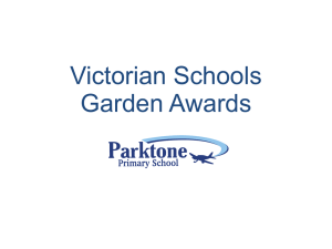 Parktone Primary School - Victorian Schools Garden Awards