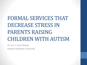 supporting parents raising children with autism: a participatory