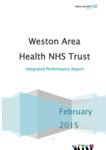 Weston Area Health NHS Trust