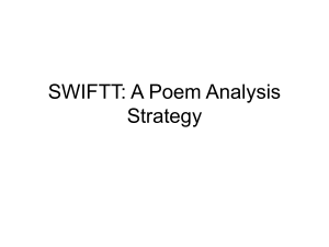 poetry SWIFTT