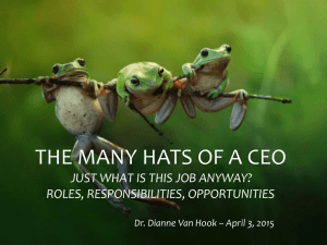 The Many Roles of a CEO - College of the Canyons