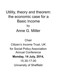 Utility, theory and theorem: the economic case for a Basic Income