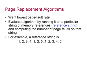 VM 2: Page Replacement