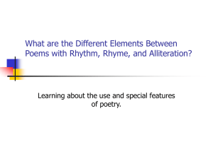 What Is the Difference Between a Rhyming and an Alliterating Poem?