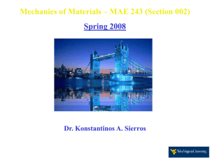 Lecture 4 - Mechanical and Aerospace Engineering