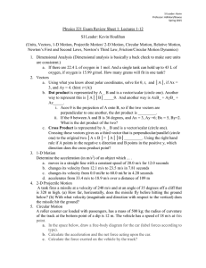 Final Exam Review Problems sheet 1 no solutions