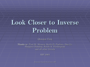 Look Closer to Inverse Problem