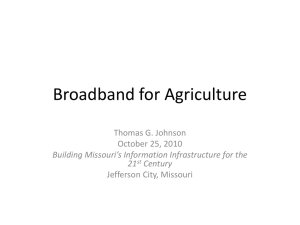 Broadband for Agriculture