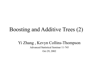 Boosting and Additive Tree (2)