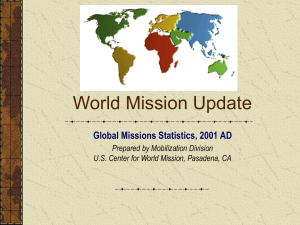 World Mission Update - GlobalChristians.Org