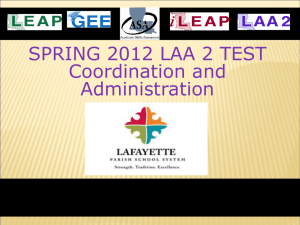 LAA 2 Administration PPP