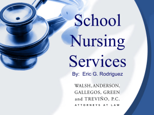 School Nursing Services