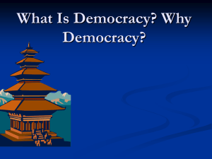 Merit Of Democracy Class-9