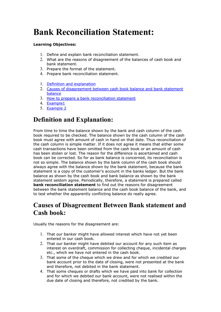 what-is-the-bank-reconciliation-purpose