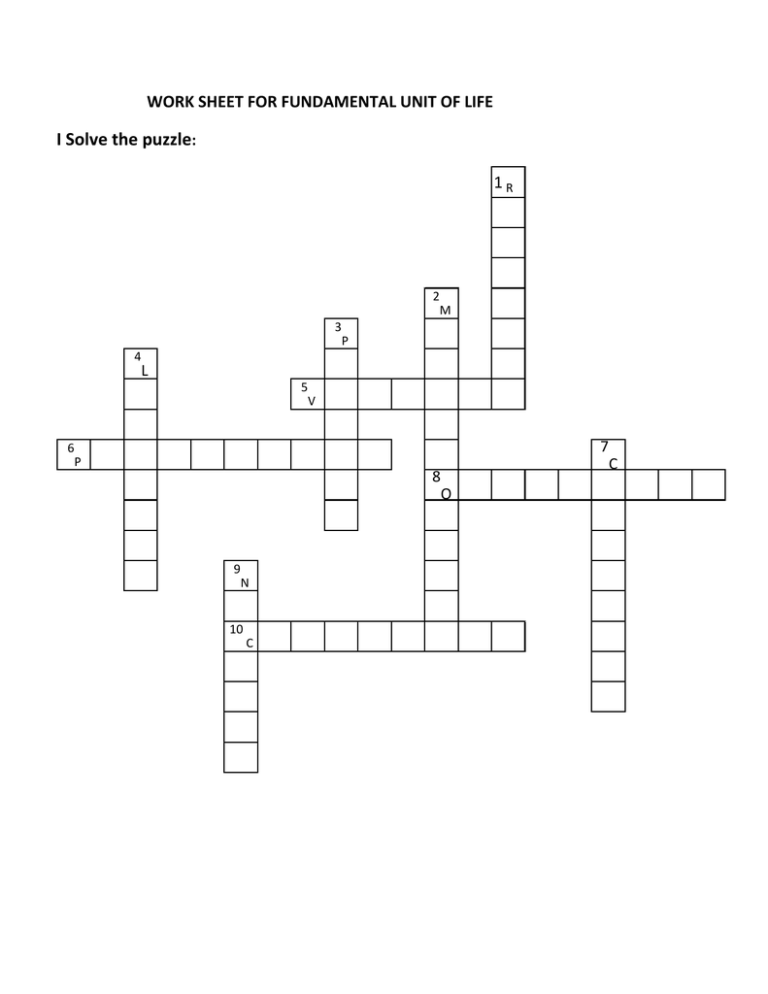 work-sheet-for-fundamental-unit-of-life