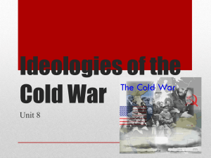 Ideologies of the Cold War