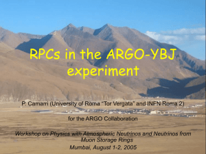 RPCs in the ARGO