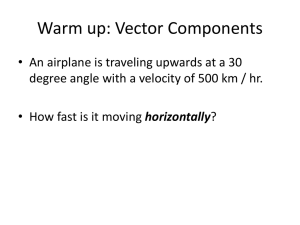 Lesson 2 Vector Projections