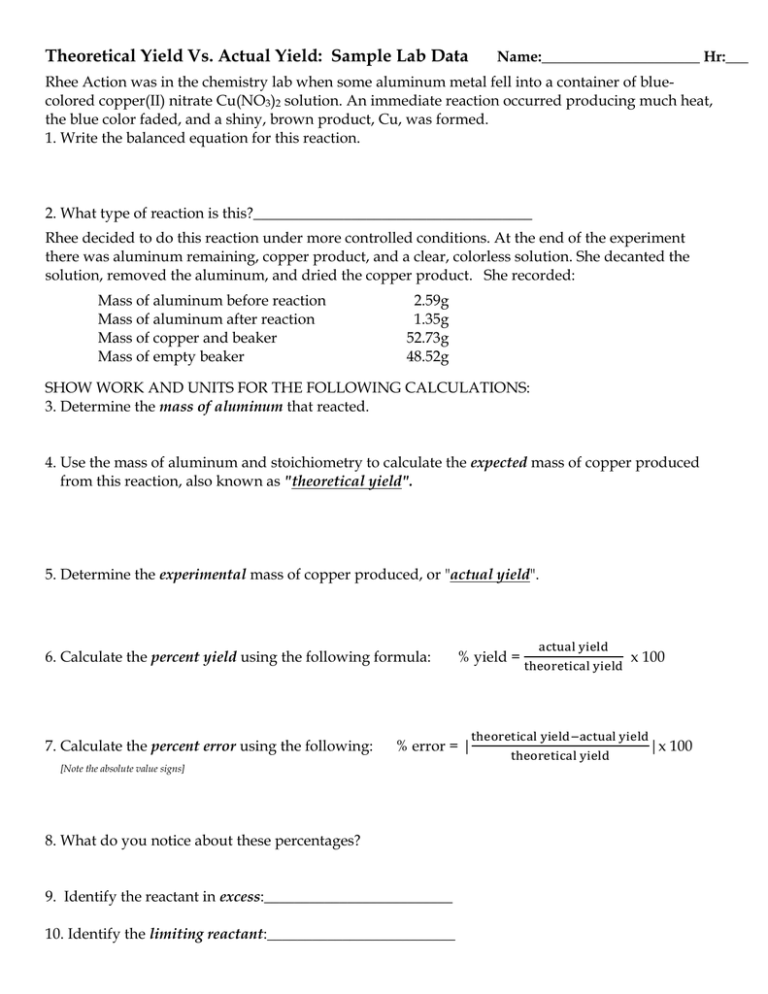 theoretical-yield-vs-actual-yield-sample-lab-data