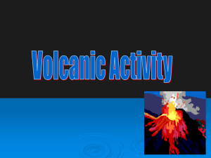 Volcanic Activity Notes