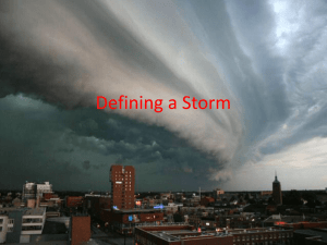 Defining a Storm